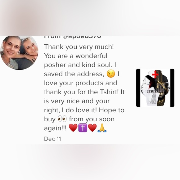 LION & JESUS On The Cross WVerse Long Sleeve kangaroo Pocket Hoodie Pullover - Picture 5 of 5